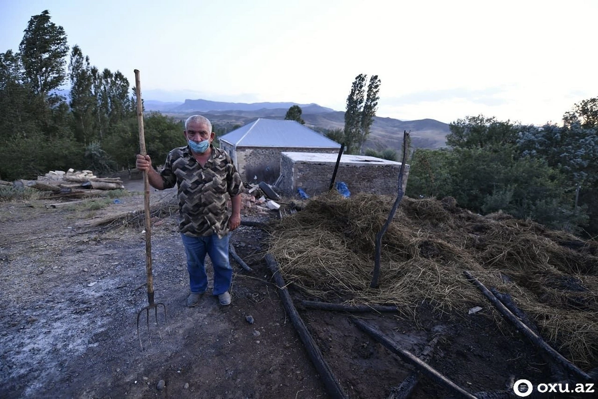 Oxu.Az cəbhədə: Ermənistan yenə mülki sakinlərə mərmi atdı: “Məəttəl qaldım ki, niyə ölmədim” - FOTO